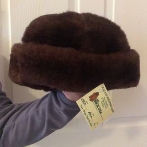 NWT Genuine Sheepskin Hat